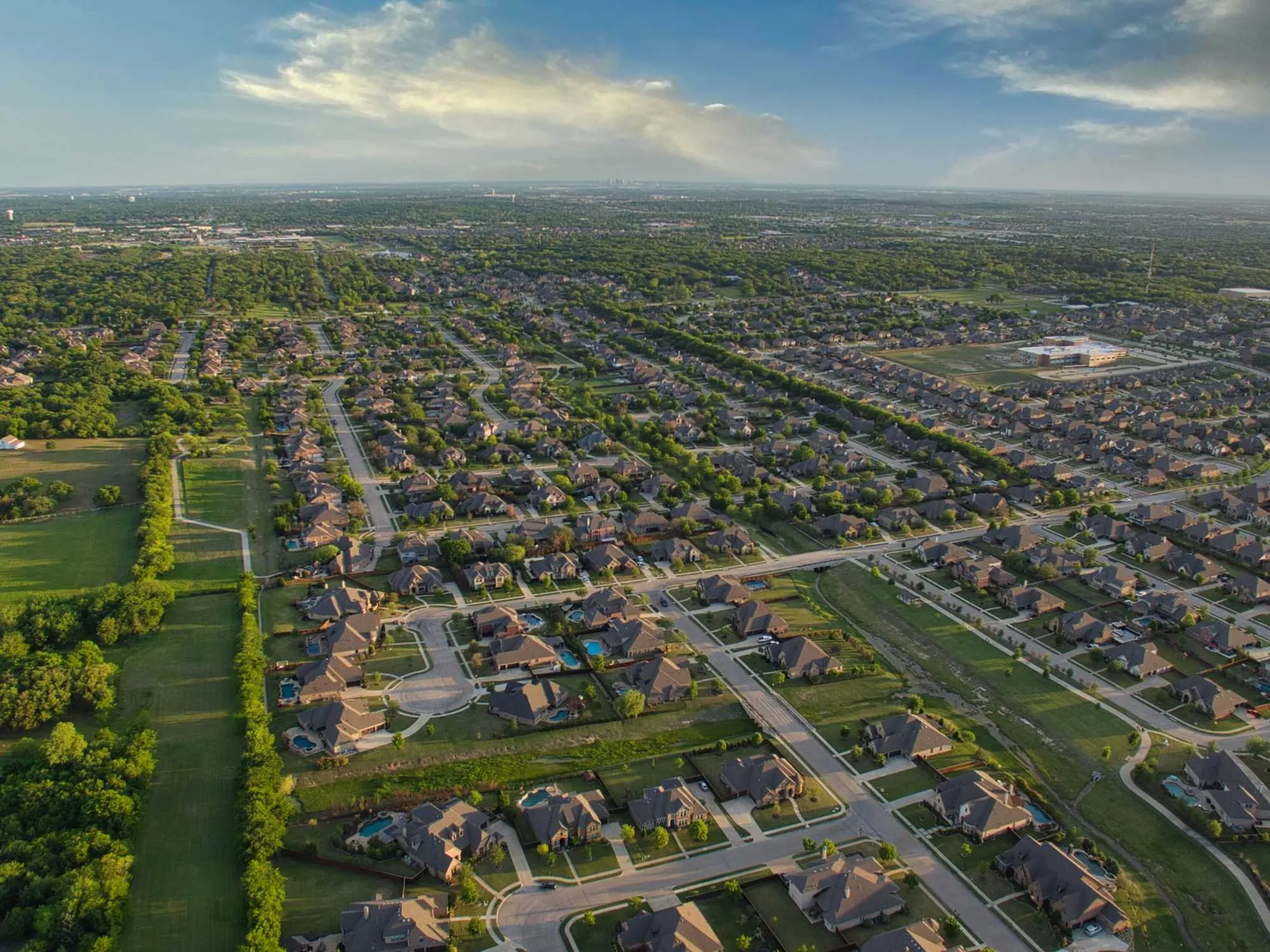 overhead-view-of-a-neighborhood-in-keller-texas